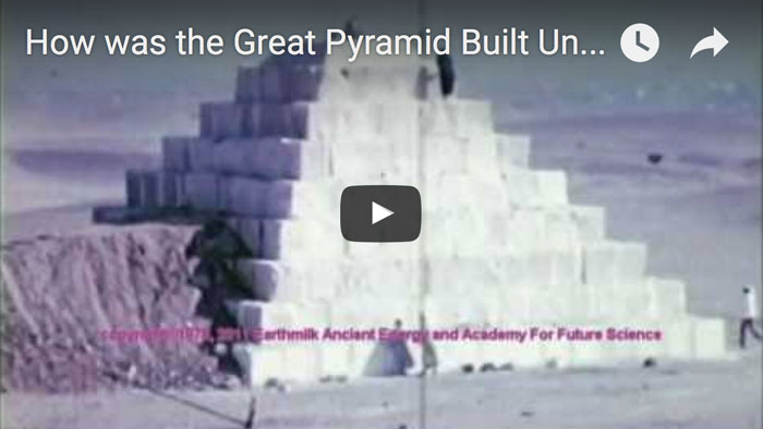 how was the pyramids built video